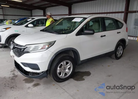 2015 Honda Cr-V Lx из США, поврежденный, VIN 5J6RM4H38FL065049